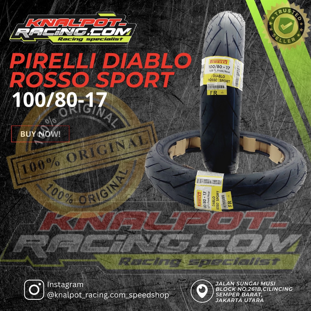 BAN PIRELLI DIABLO ROSSO SPORT 100/80-17
